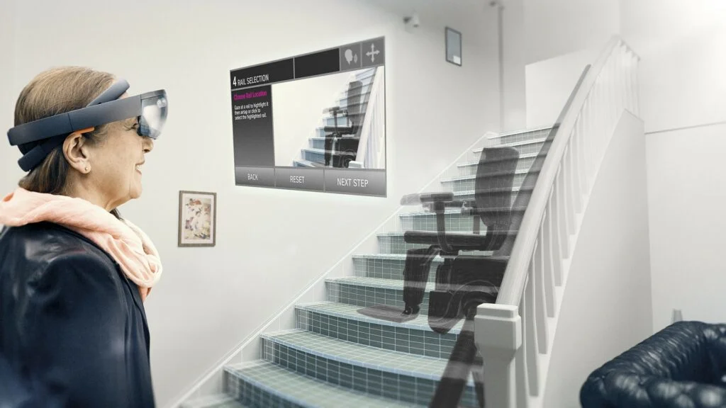 Treppenlifte von TKE werden mit modernster Technologie geplant.