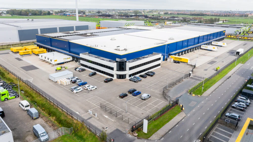 Luftaufnahme des Dachser Logistikzentrum Rottenburg